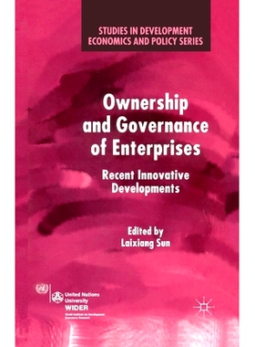 预订 Ownership and Governance of Enterprises: Recent Innovative Developments: 9781349512768