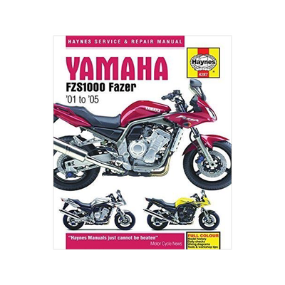 [预订]Yamaha FZS1000 Fazer (01 - 05) Haynes Repair Manual 9781785212840