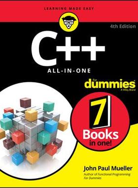 预订 C++ All-In-One for Dummies, 4th EditionC++ 合集达人迷 第4版: 9781119601746