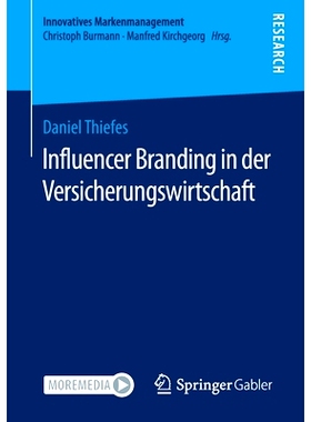 预订 Influencer Branding in der Versicherungswirtschaft: 9783658372774