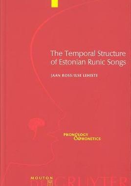 [预订]The Temporal Structure of Estonian Runic Songs 9783110170320