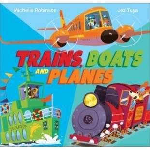 and Boats Planes 火车 9781839131332 预订 轮船和飞机 Trains