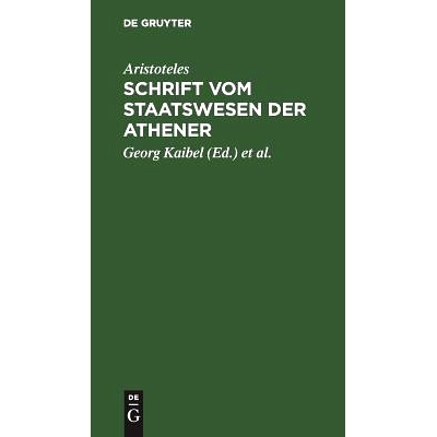 预订 Schrift vom Staatswesen der Athener: 9783111102085
