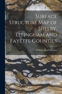 and 预订 9781014131768 Map Structure Shelby Counties Fayette Effingham Surface