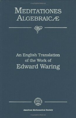 【预售】Meditationes Algebraicae, an English Translation of the Work of Edward Waring
