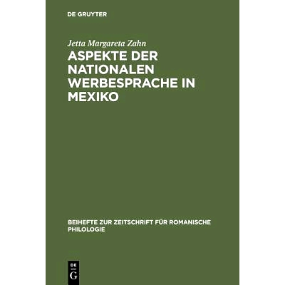 预订 Aspekte der nationalen Werbesprache in Mexiko: 9783484520479