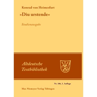 预订 Diu urstende: Studienausgabe: 9783484202061