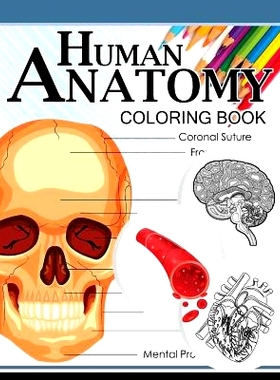 预订 Human Anatomy Coloring Book: Anatomy & Physiology Coloring Book 3rd Edtion: 9781537715728