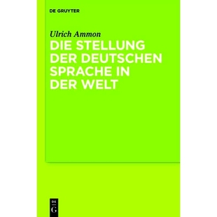 der deutschen Sprache 预订 Welt Stellung 9783110192988 Die