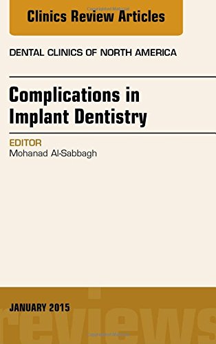 【预订】Complications in Implant Dentistry, An Issue of Dental Clinics of North America 书籍/杂志/报纸 原版其它 原图主图