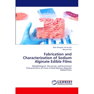 Characterization Films Fabrication 9786207808694 Edible and Alginate 预订 Sodium