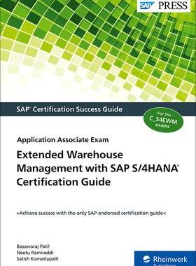 [预订]Extended Warehouse Management with SAP S/4HANA Certification Guide 9781493224623