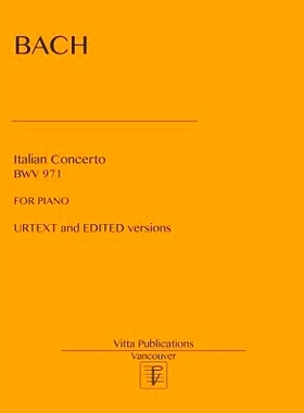 预订 Italian Concerto: Urtext and edited versions: 9781983518461