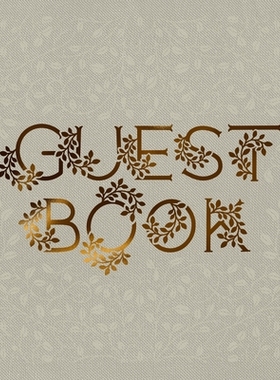 预订 Wedding Guest Book: An Heirloom-Quality Guest Book with Foil Accents and Hand-Drawn Illustrations 婚礼宾客留言簿：