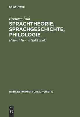 【预订】Sprachtheorie, Sprachgeschichte, Philologie 9783484312005