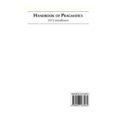预订 Handbook of Pragmatics. 2013 Installment. 语用学手册 2013年分册: 9789027233264
