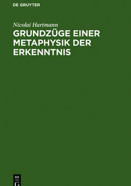 【预订】Grundzüge einer Metaphysik der Erkenntnis 9783110001501