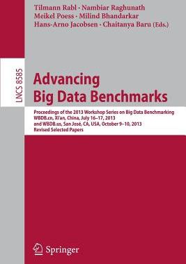 预订 Advancing Big Data Benchmarks
