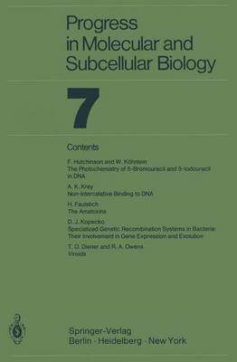 预订 Progress In Molecular and Subcellular Biology