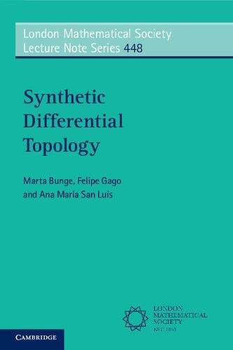 预订 Synthetic Differential Topology 合成微分拓扑学