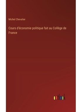 预订 Cours d’économie politique fait au Collège de France: 9783385058088
