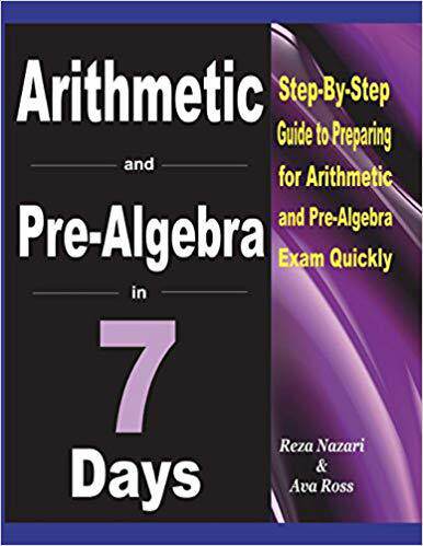 【预售】Arithmetic and Pre-Algebra in 7 Days...