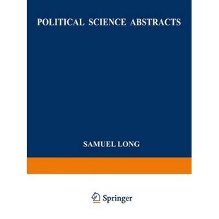 Abstracts Science 1982 Annual 9781489959584 预订 Supplement Political