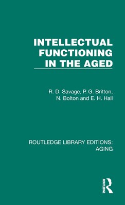 预订 Intellectual Functioning in the Aged