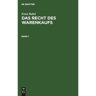 RECHT DES RABRWK RABEL 9783112301258 DAS BD. 预订 WARENKAUFS