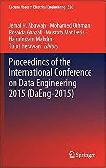 【预售】Proceedings of the International Conference on Data Engineering 2015 (DaEng-2015)