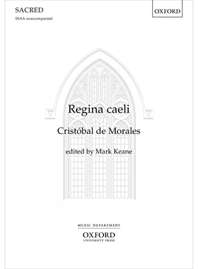 预订 Regina caeli 天国女王：莫拉莱斯四声部无伴奏曲: 9780193554405