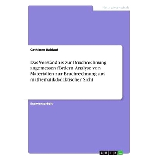预订 Das Verständnis zur Bruchrechnung angemessen fördern. Analyse von Materialien zur Bruchrechnung aus mathematikdid