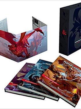 【预订】Dungeons & Dragons Core Rulebooks Gift Set (Special Foil Covers Edit 9780786966622