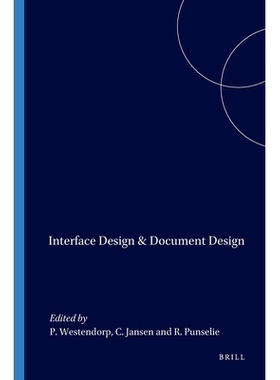 预订 Interface Design & Document Design 界面设计: 9789042005105