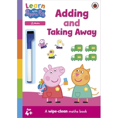 预订 Learn with Peppa: Adding and Taking Away wipe-clean activity book 和佩奇一起学习：加法和减法易擦活动书: 97802416456