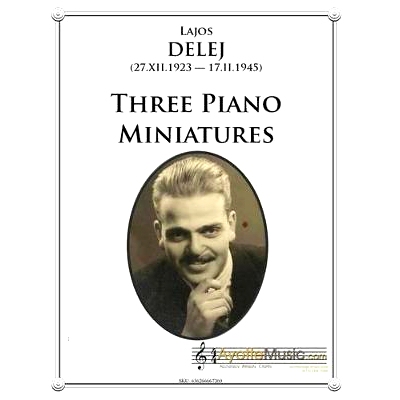 预订 Three Piano Miniatures: 9781541184756