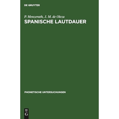 预订 Spanische Lautdauer: Eine experimentelle Untersuchung: 9783111185026