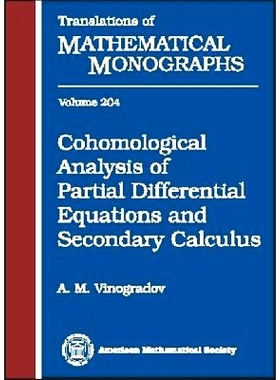 预订 Cohomological Analysis of Partial Differential Equations and Secondary Calculus: 9780821829226