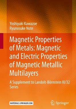 [预订]Magnetic Properties of Metals: Magnetic and Electric Properties of Magnetic Metallic Multilayers 9783662649084