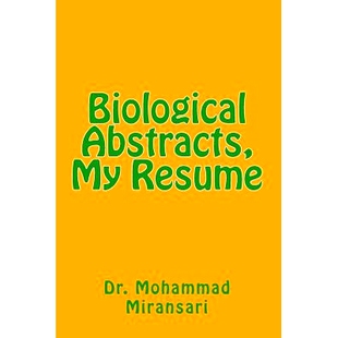 Resume 预订 Abstracts 9781539528746 Biological