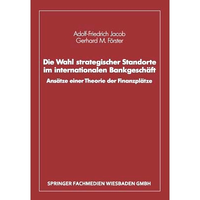 Ansätze einer Theorie der Finanzplätze