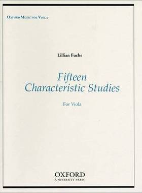 【预订】Fifteen Characteristic Studies for Viola