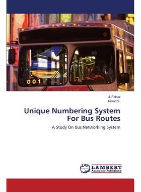 预订 Unique Numbering System For Bus Routes 独特的公交线路编号系统: 9783659640278