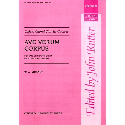 预订 Ave verum corpus 圣体颂: 9780193417878