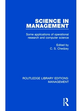 预订 Science in Management: Some Applications of Operational Research and Computer Science: 9780815367376
