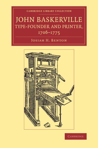 【预订】John Baskerville, Type-Founder and Printer, 1706–1775