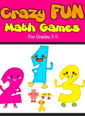 预订 Crazy Fun Math Games: For Grades 3-5: 9781681857190