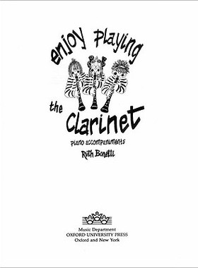 【预订】Enjoy Playing the Clarinet Piano Accompaniments