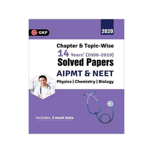 [预订]Aipmt/Neet 2019: Chapter-wise and Topic-wise 14 Years’ Solved Papers (2006-2019) 9789389161915