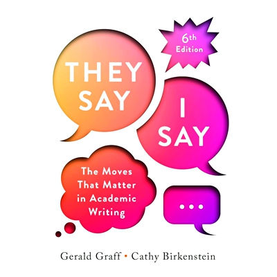现货 高效写作的秘密 2024新版 Gerald Graff 英文原版 They Say / I Say 6th Edition